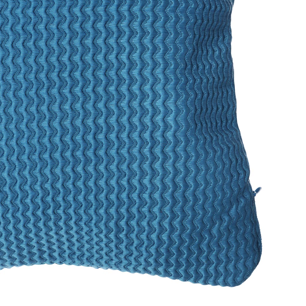 PROVANCE Чехол для подушки, 40х40см, полиэстер, "Волна", сине-голубой, арт.№ 497-091