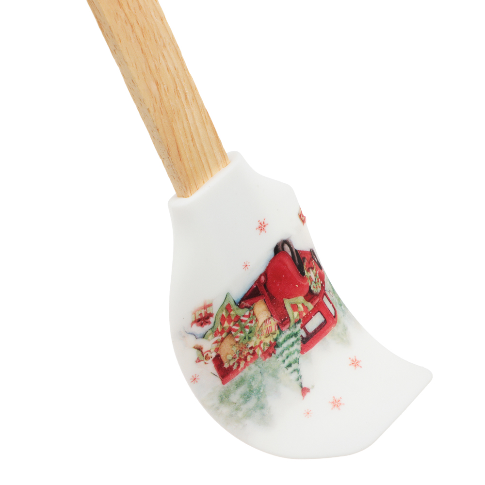 Новогодняя коллекция Набор 5 пр., коврик для выпечки, лопатка, формы для печенья 3 шт нерж.сталь, арт.№ 856-204