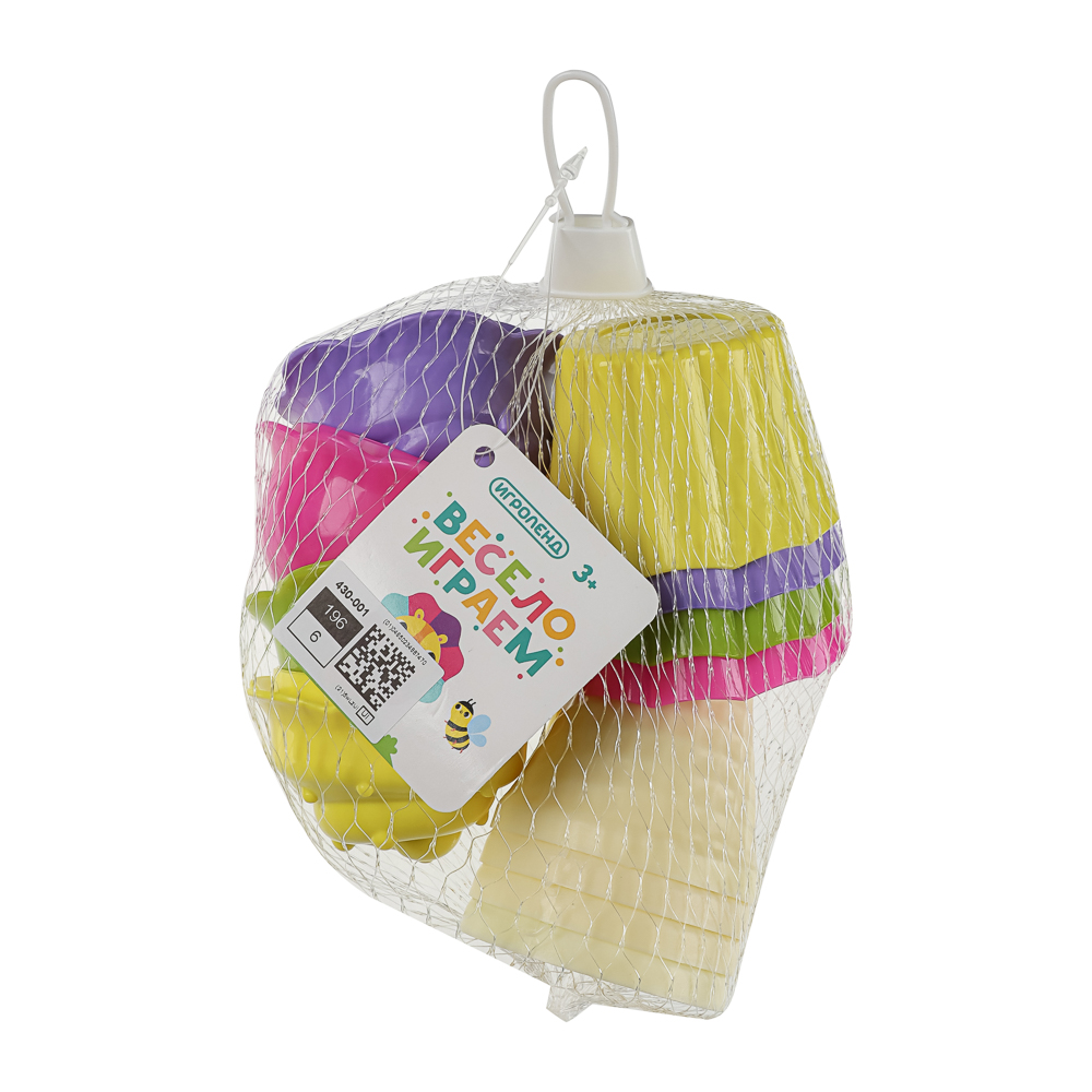 Набор формочек "Мороженое", ИГРОЛЕНД, 13 предметов, пластик, игрушка для детей 3+, арт.№ 430-001