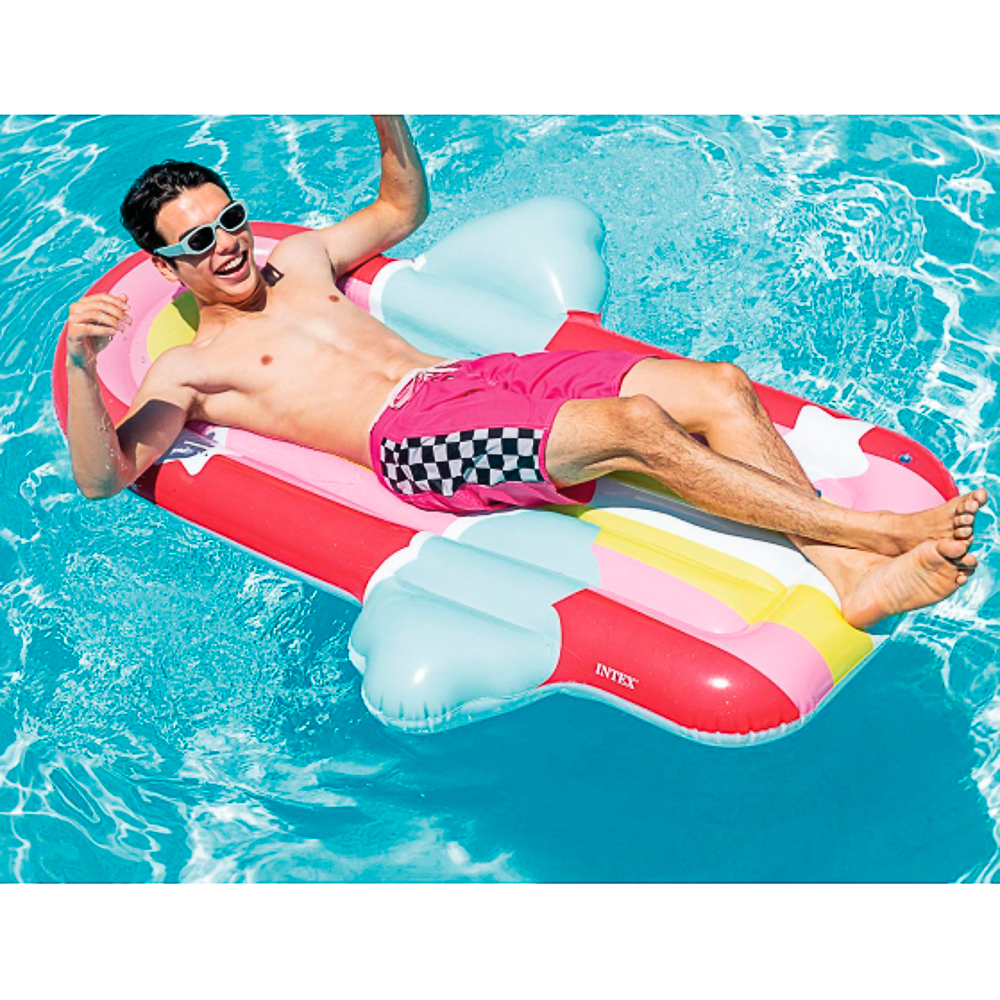 INTEX Матрас надувной "Радуга с облаками", 175x117x20 см, 58729, арт.№ 060-003