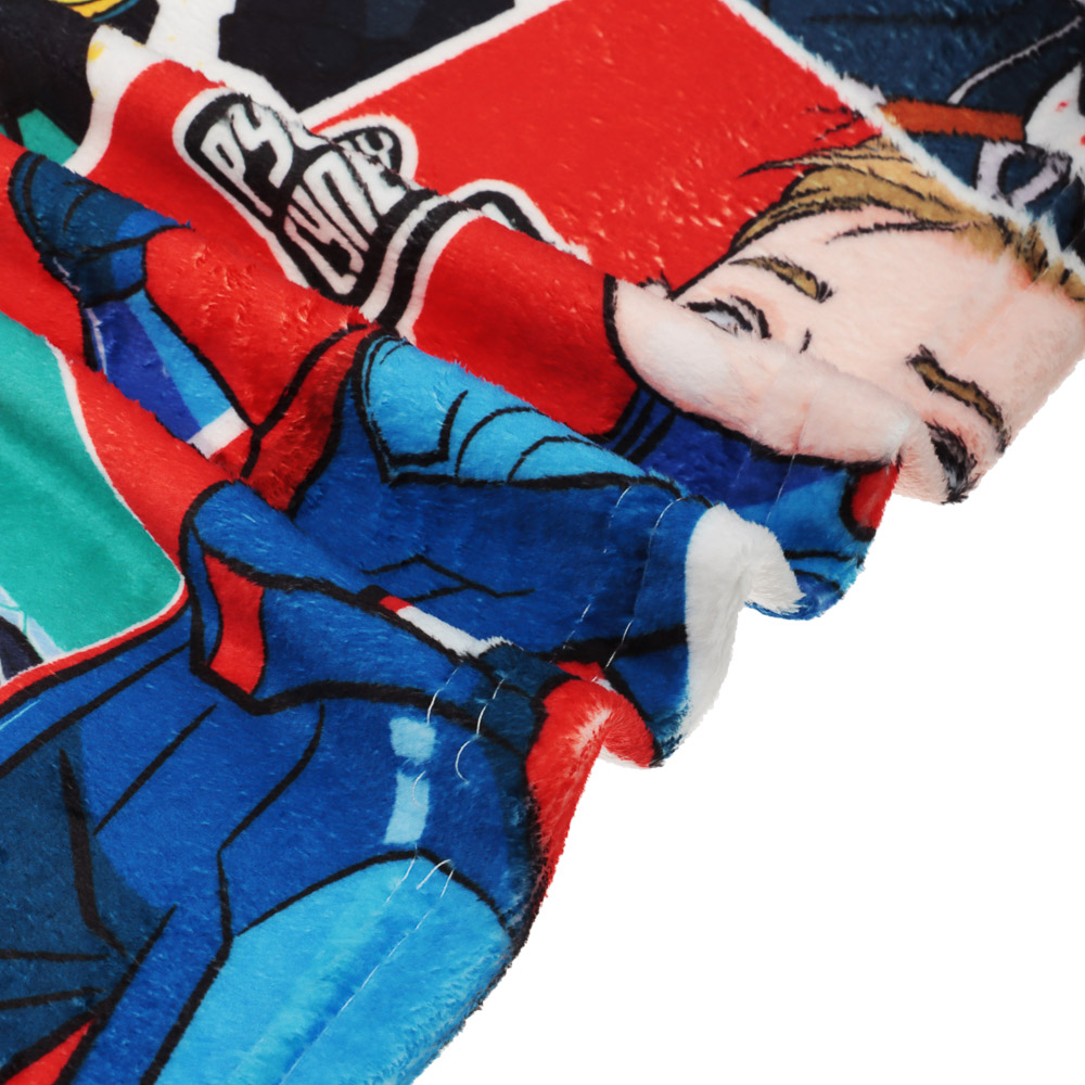 BY Русские супергерои Плед микрофибра, 130х150см, 240гр/м, комиксы, арт.№ 486-041