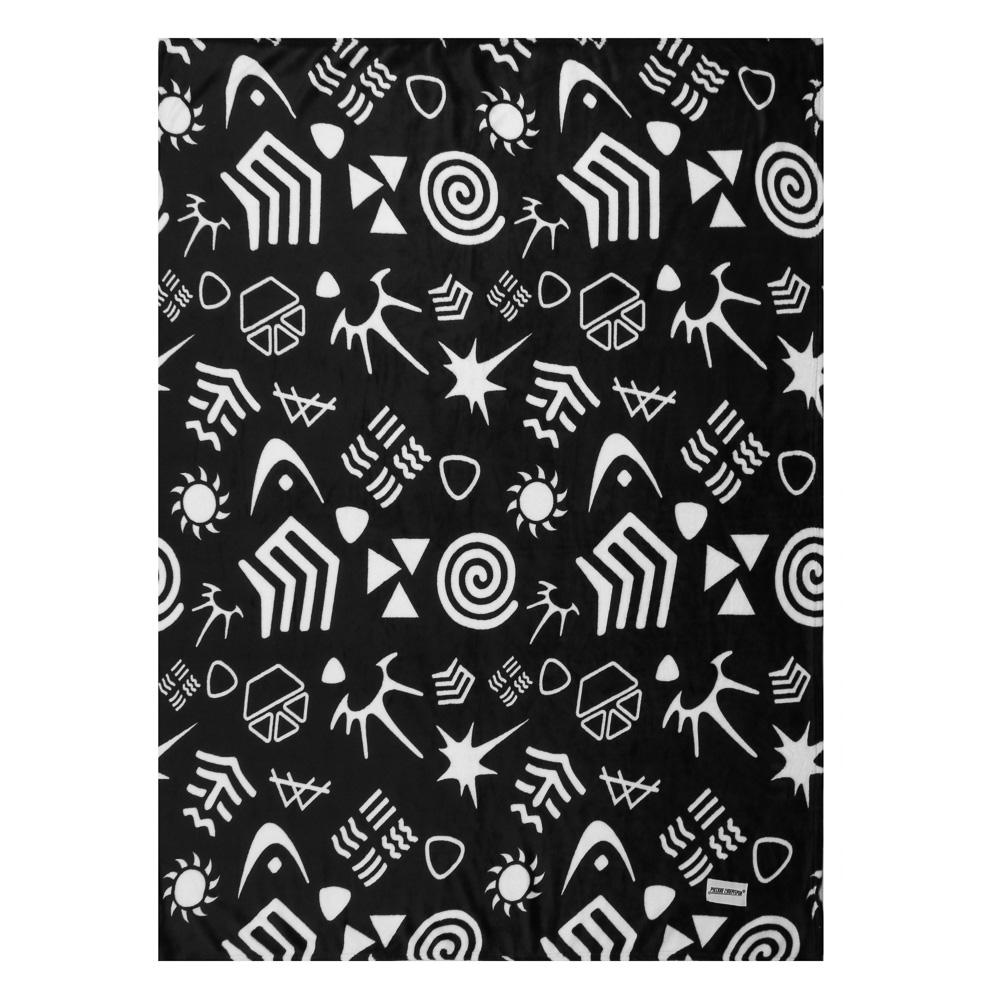 BY Русские супергерои Плед микрофибра, 130х150см, 230гр/м, черно-белый, арт.№ 486-042