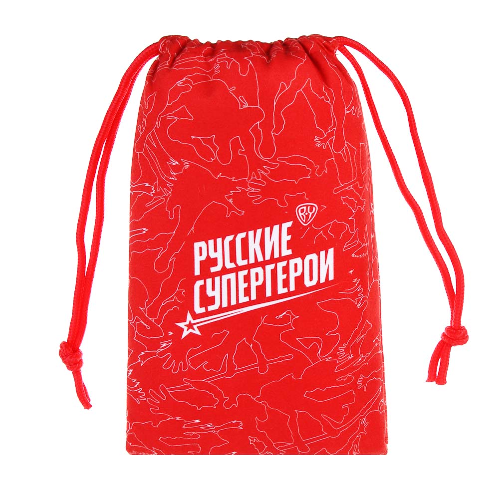 BY Русские супергерои Полотенце быстросохнущее из микрофибры 70х150см, 200гр/м, красный, арт.№ 484-170