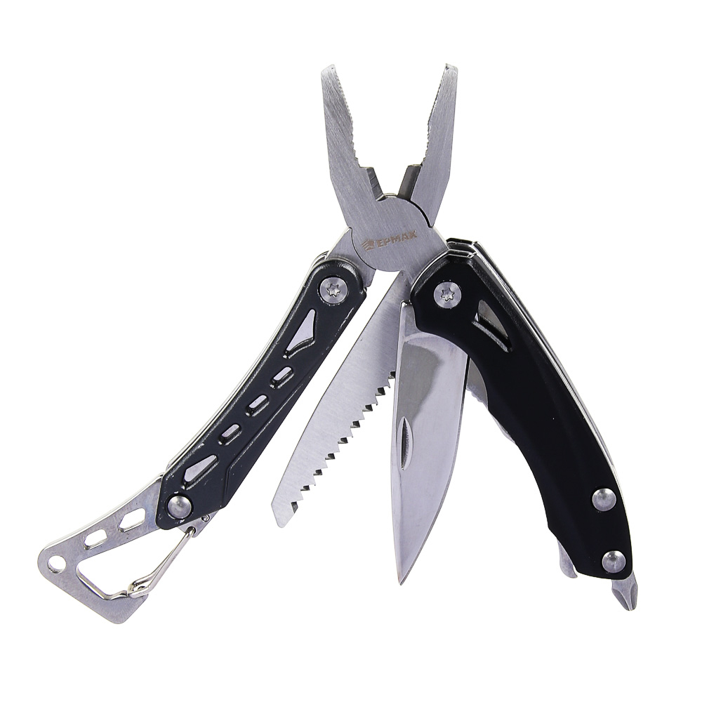 Инструмент многофункциональный тм ЕРМАК, 8 функций, 12,5см, нерж.сталь, арт.№ 118-149