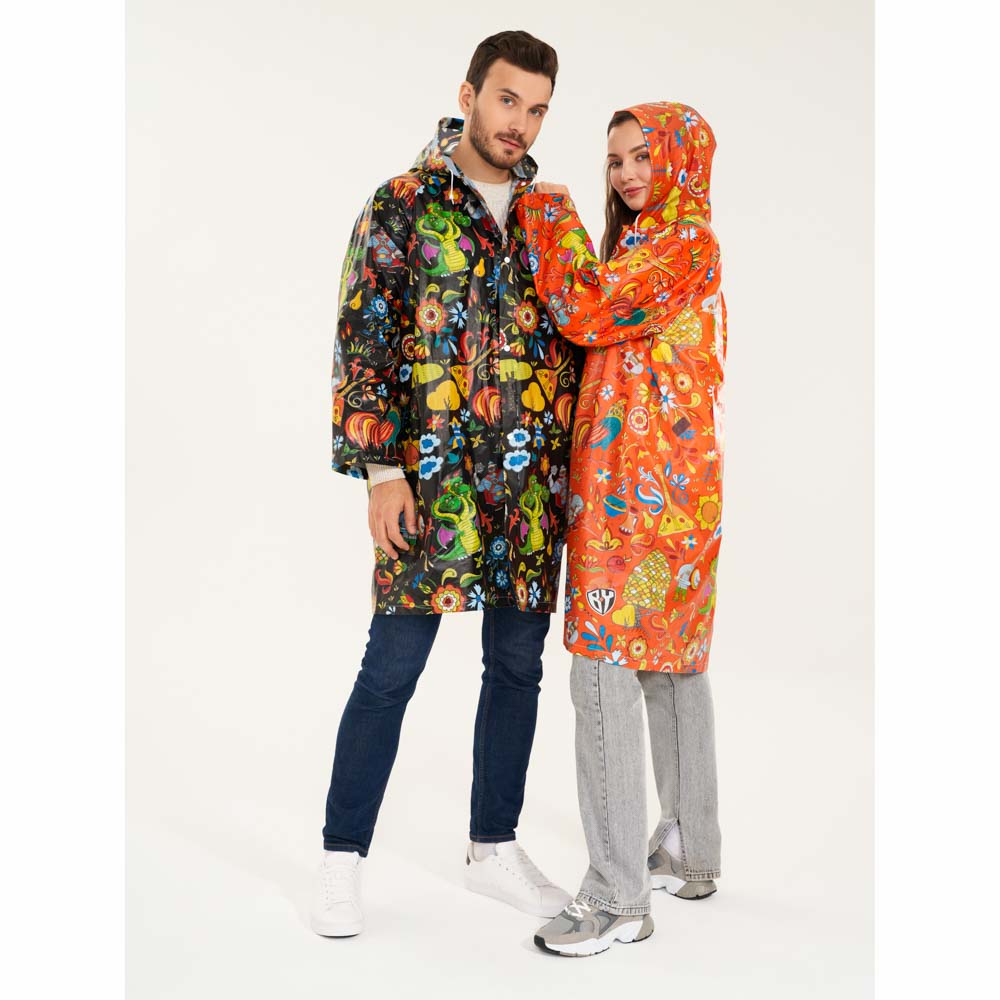 Дождевик-плащ на кнопках 100х70см, EVA, 80 мкр Вселенная BY, арт.№ 188-087