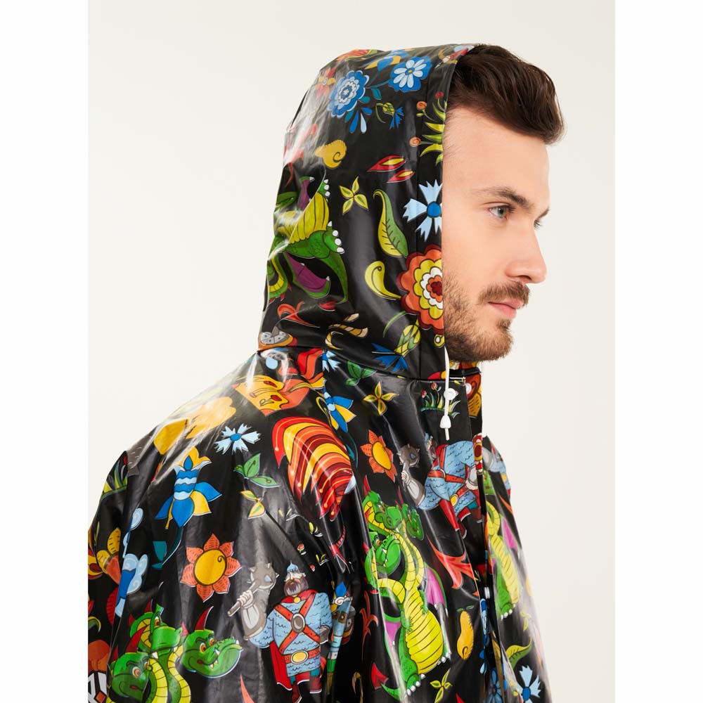 Дождевик-плащ на кнопках 100х70см, EVA, 80 мкр Вселенная BY, арт.№ 188-087