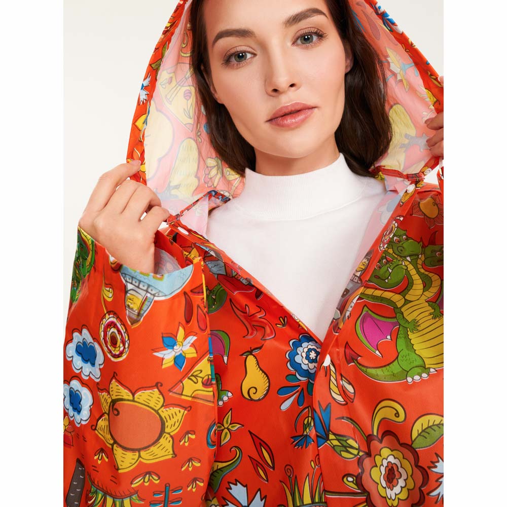 Дождевик-плащ на кнопках 100х70см, EVA, 80 мкр Вселенная BY, арт.№ 188-087