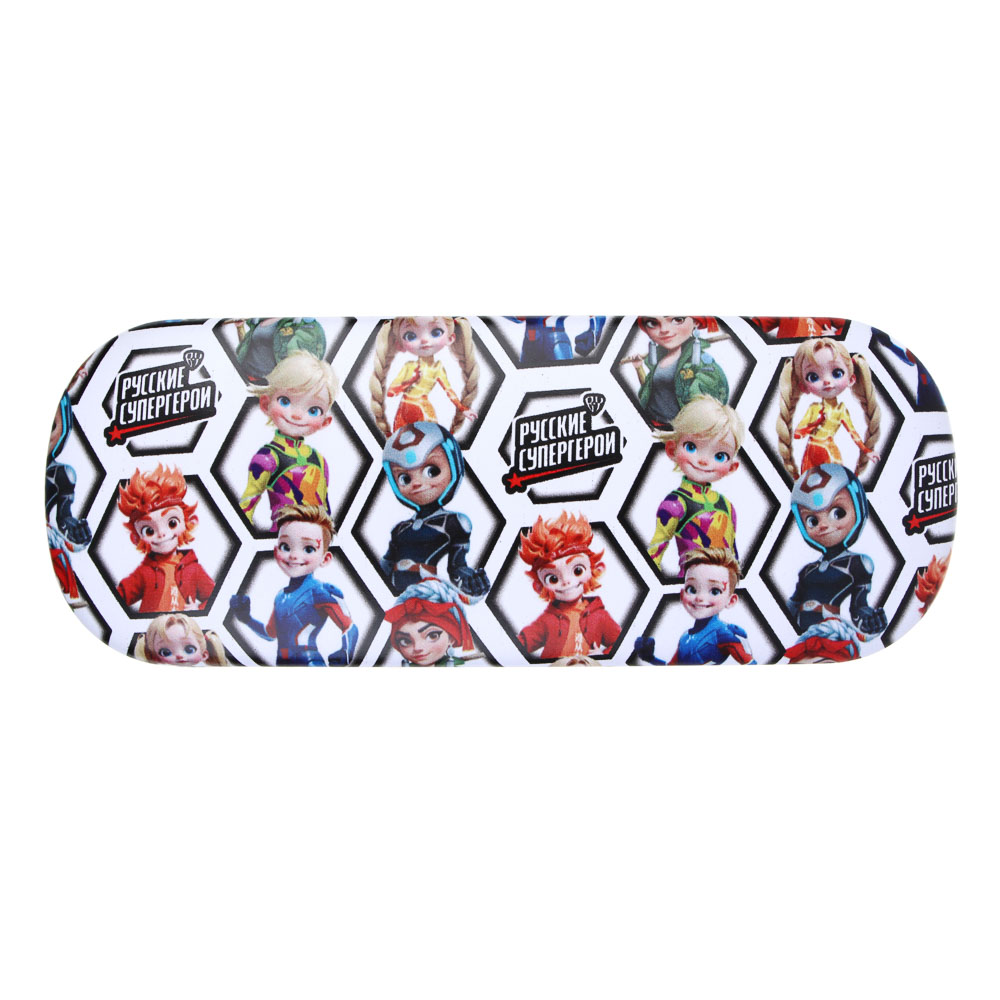 BY Русские Супергерои Футляр кейс для очков, ПУ, 16х5,5см, 2 дизайна, арт.№ 339-100