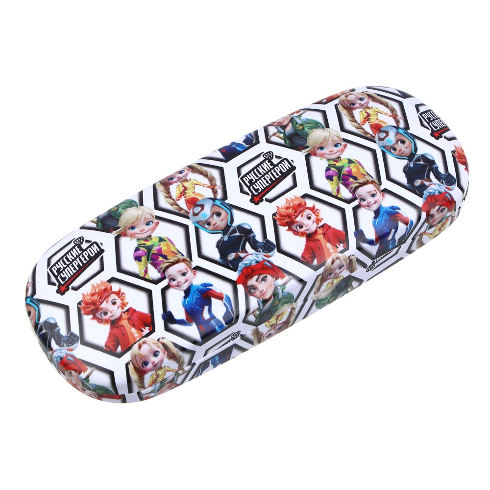 BY Русские Супергерои Футляр кейс для очков, ПУ, 16х5,5см, 2 дизайна, арт.№ 339-100