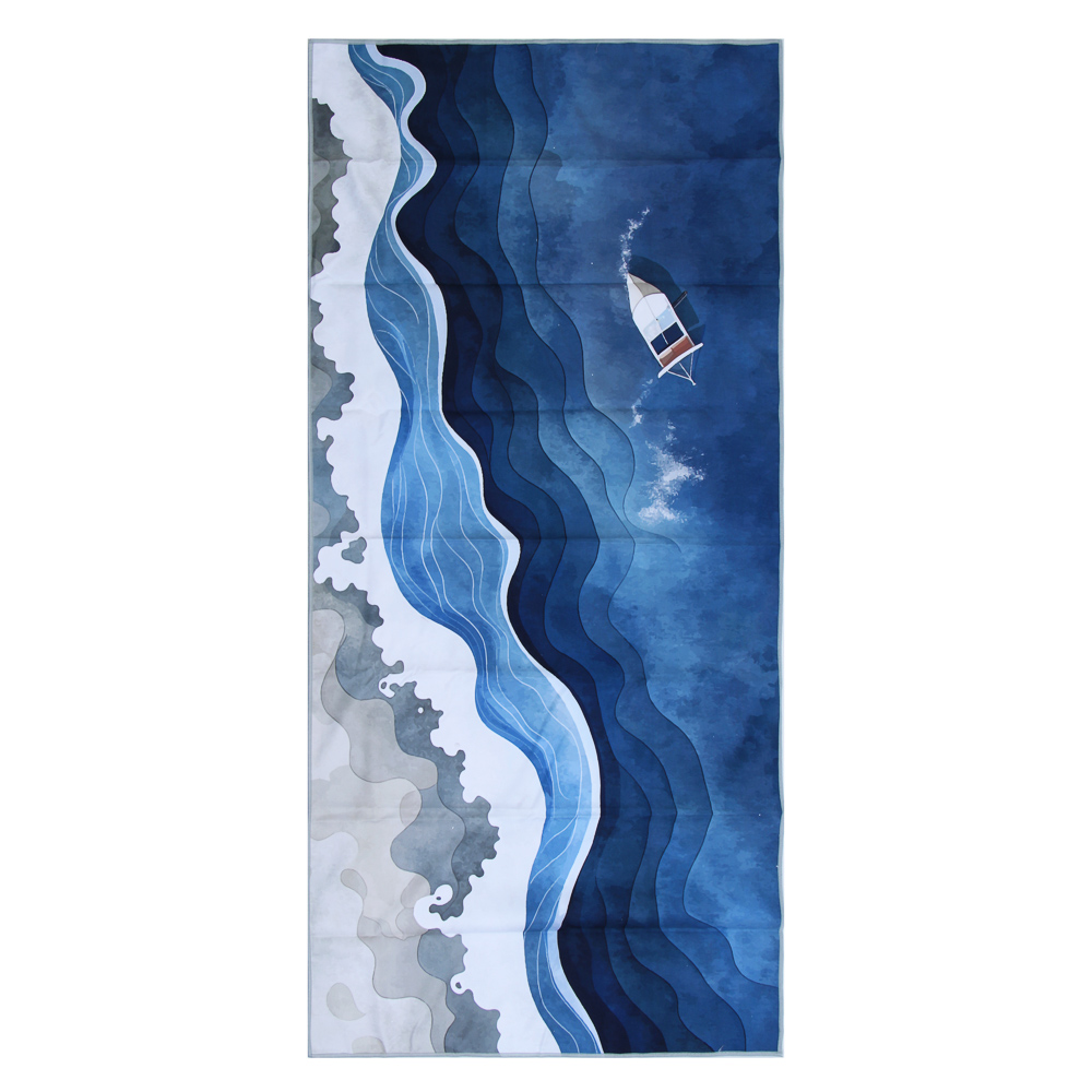 PROVANCE Саммер Полотенце пляжное из микрофибры 70х150см, 100% полиэстер, океан, арт.№ 496-035