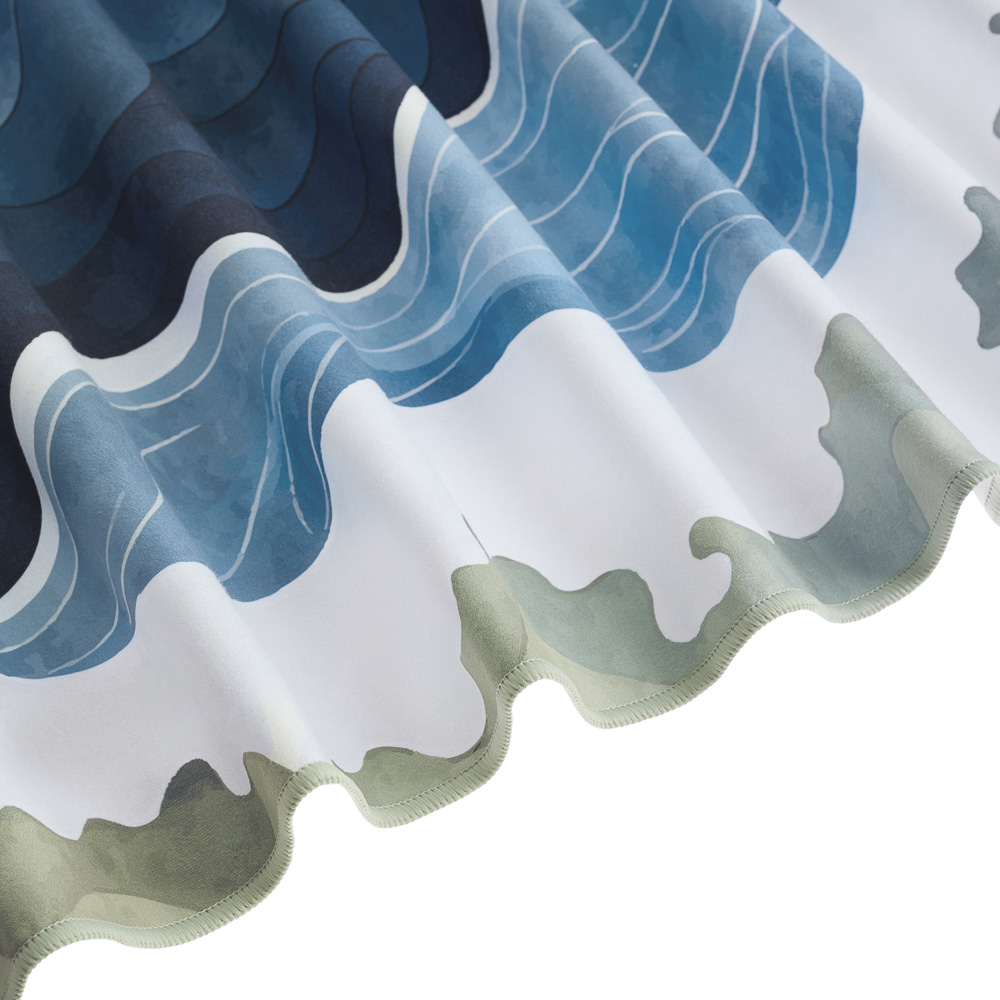 PROVANCE Саммер Полотенце пляжное из микрофибры 70х150см, 100% полиэстер, океан, арт.№ 496-035