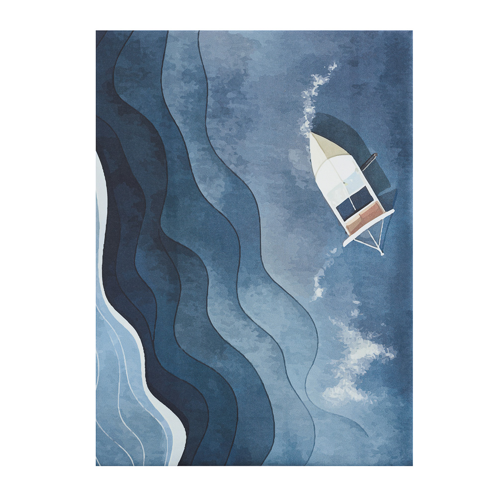 PROVANCE Саммер Полотенце пляжное из микрофибры 70х150см, 100% полиэстер, океан, арт.№ 496-035