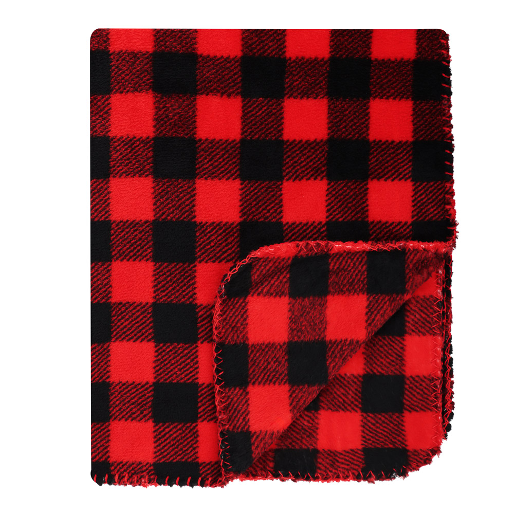 PROVANCE Фелиз Плед с сувениром, 75х90см, 100% полиэстер, красный, арт.№ 492-233