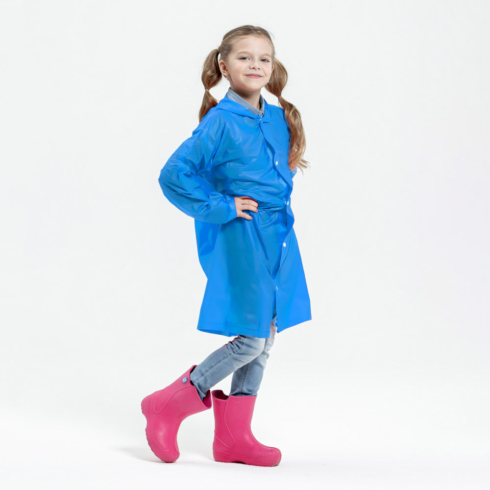 INBLOOM Дождевик детский, 50х75см, ПВХ 110мкм, 4 цвета, арт.№ 457-207