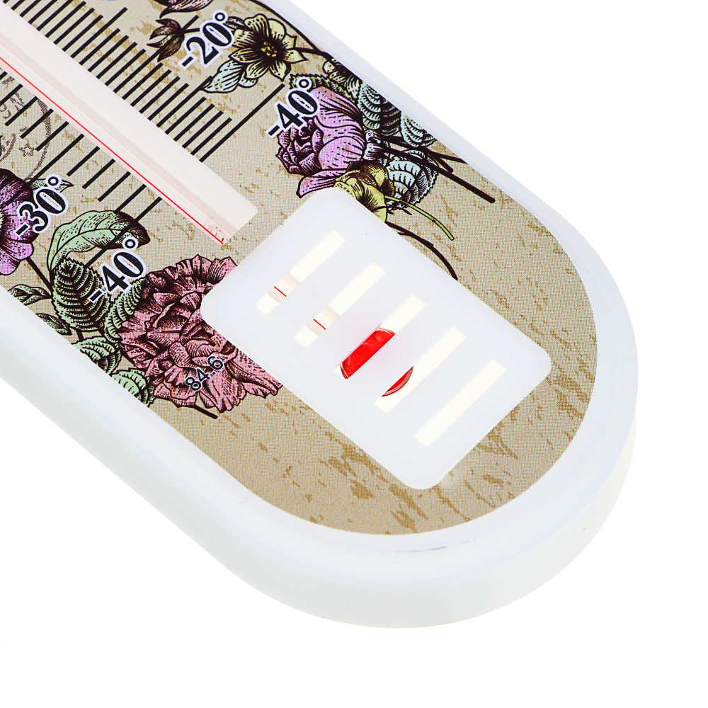 Термометр комнатный тм VETTA, Цветы, 19х4см, пластик, арт.№ 473-030