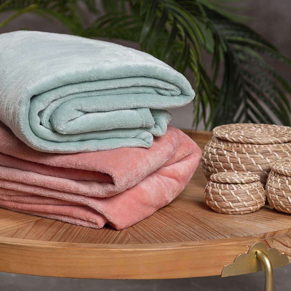 PROVANCE Плед, микрофибра, 180х200см, 230гр/м, "Нежность", 2 дизайна, арт.№ 486-070