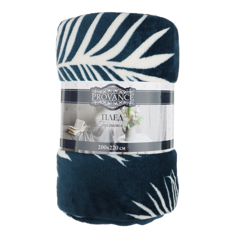 PROVANCE Плед, микрофибра, 200х220см, 230гр/м, "Гармония", 2 дизайна, арт.№ 486-071