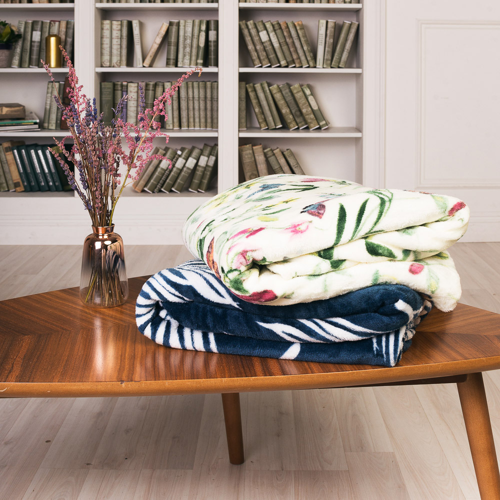 PROVANCE Плед, микрофибра, 200х220см, 230гр/м, "Гармония", 2 дизайна, арт.№ 486-071