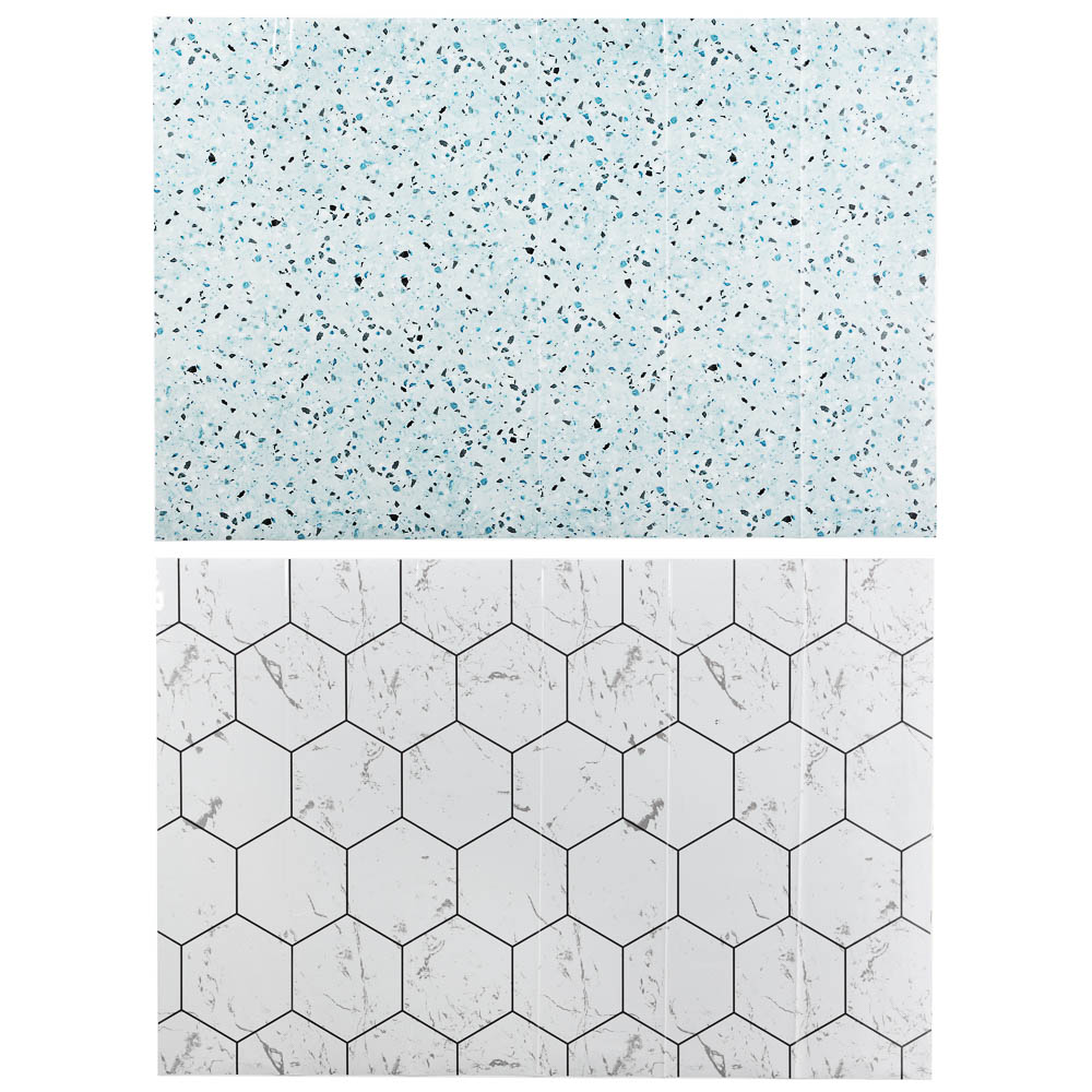 Наклейка на кафель тм VETTA, ПВХ, 60x90см, 2 дизайна, арт.№ 416-309