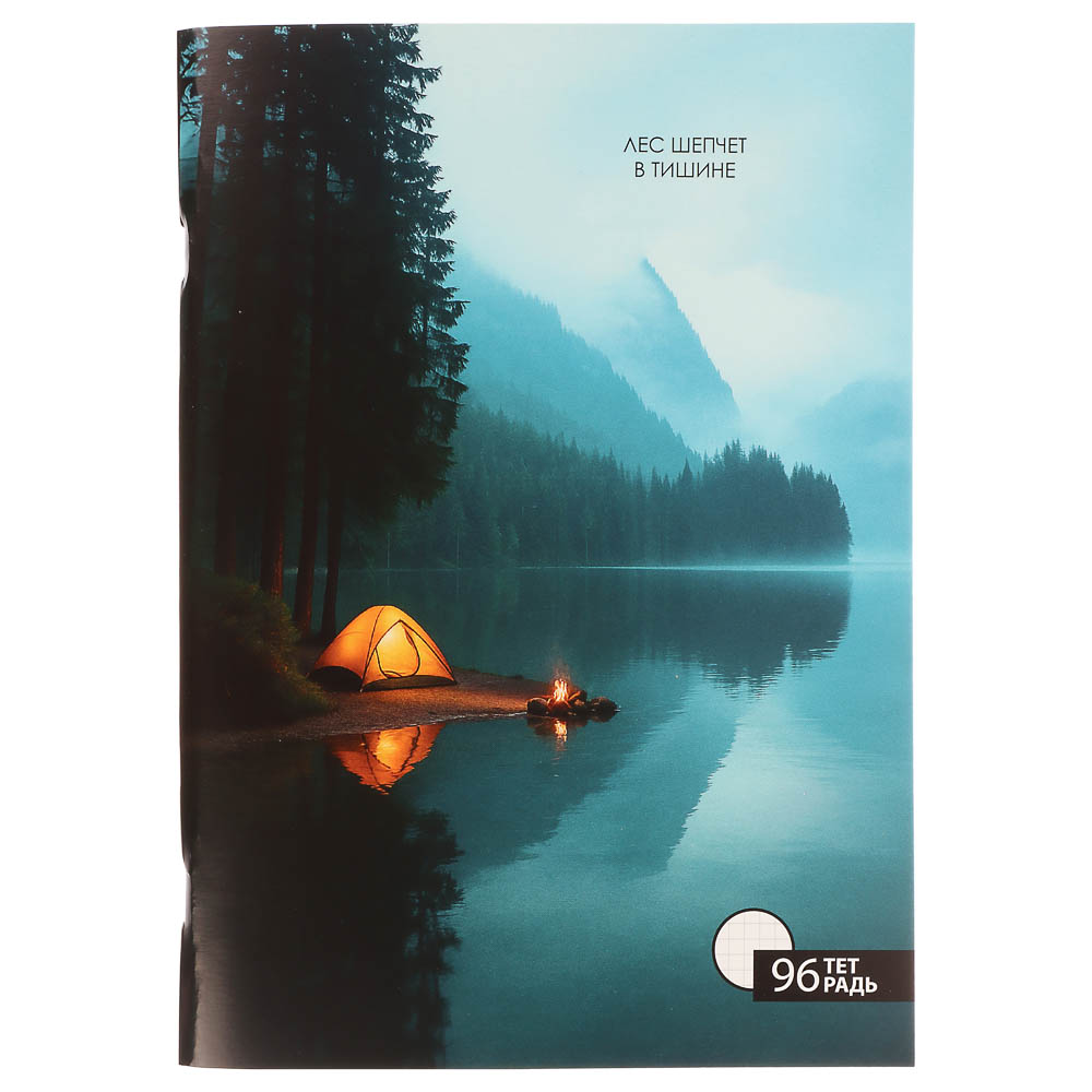 Тетрадь общая А4, 96 листов, в клетку, ClipStudio БЕЛЫЕ ЛИСТЫ, обложка картон, скрепка, 4 дизайна, арт.№ 578-163