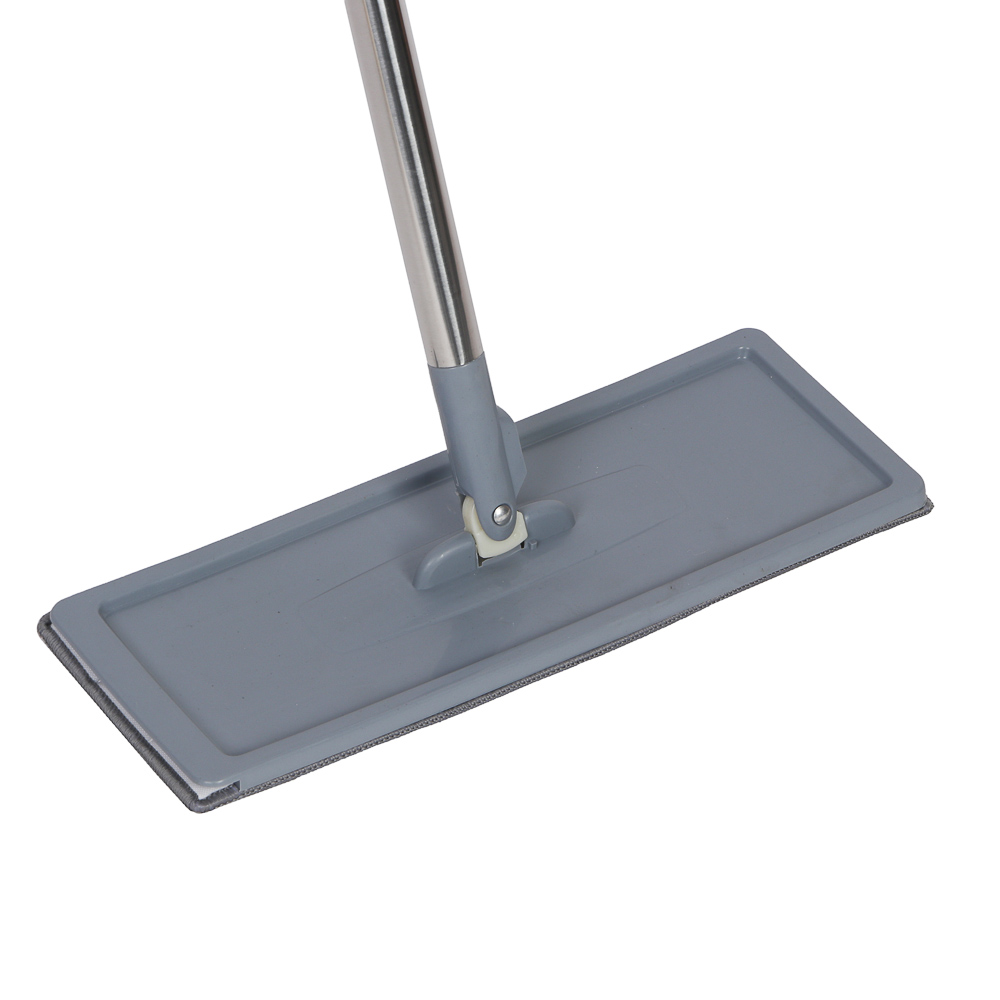 Набор для уборки с отжимом и сменной насадкой тм VETTA, доп.насадка, ведро 5л, пластик, металл, арт.№ 444-380