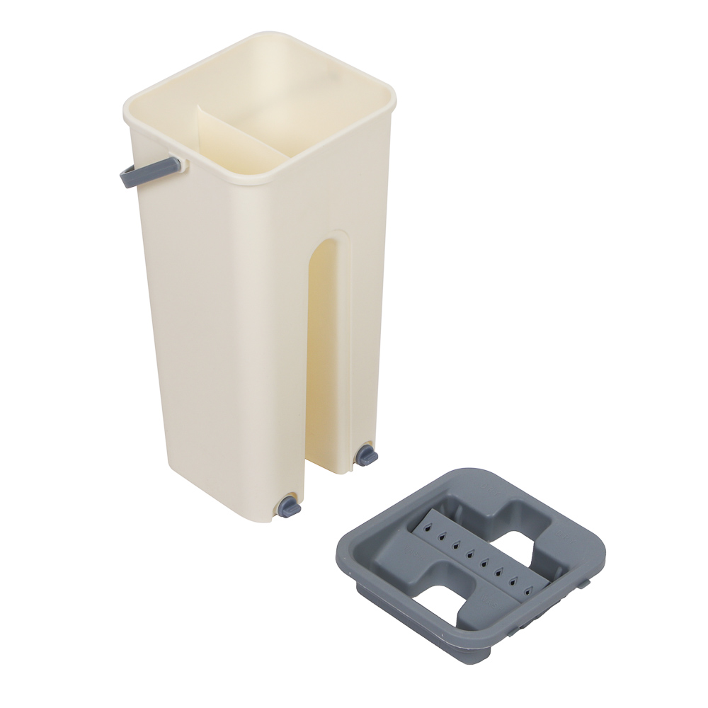 Набор для уборки с отжимом и сменной насадкой тм VETTA, доп.насадка, ведро 5л, пластик, металл, арт.№ 444-380