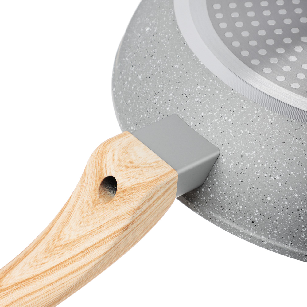 SATOSHI Берг Сковорода литая d26см, антипригарное покрытие Мрамор, индукция, арт.№ 846-737