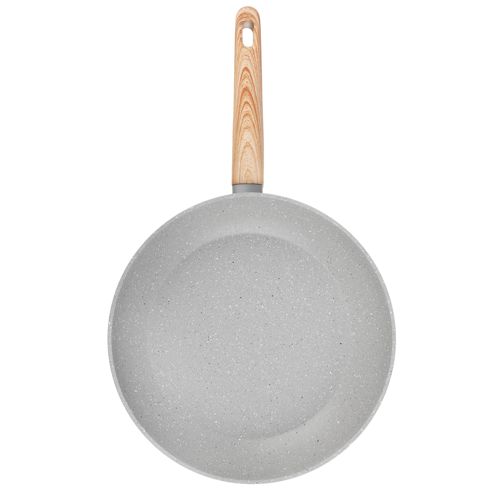 SATOSHI Берг Сковорода литая d28см, антипригарное покрытие Мрамор, индукция, арт.№ 846-738