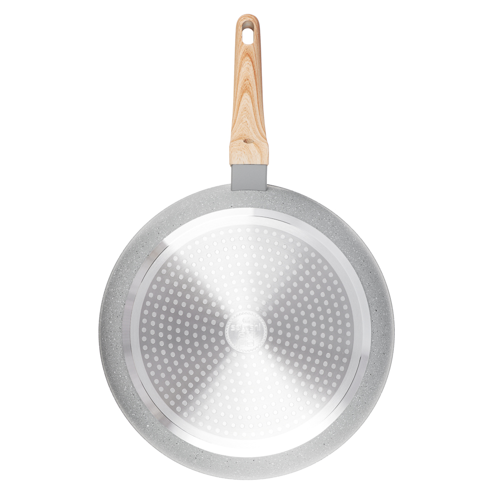 SATOSHI Берг Сковорода литая d28см, антипригарное покрытие Мрамор, индукция, арт.№ 846-738