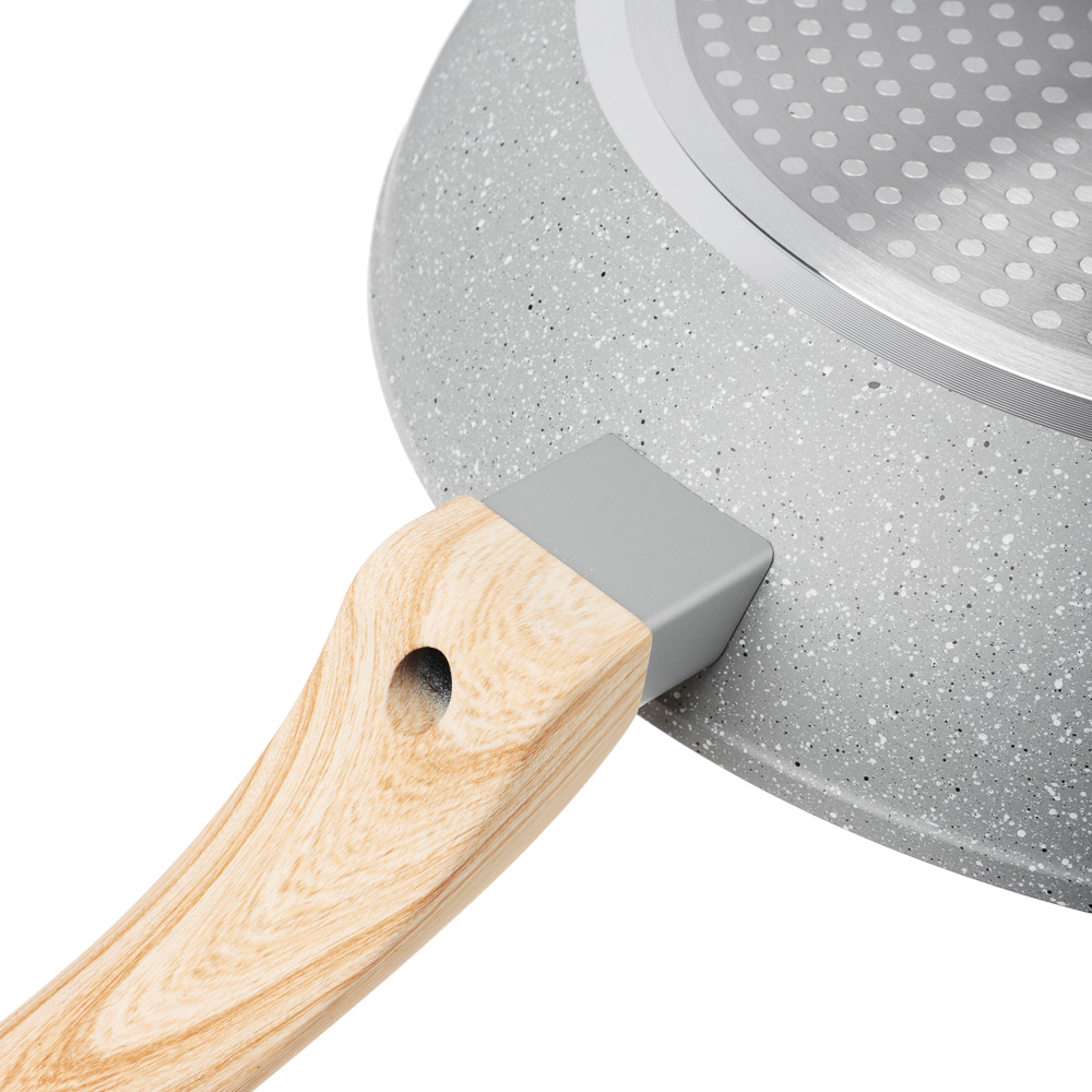 SATOSHI Берг Сковорода литая d28см, антипригарное покрытие Мрамор, индукция, арт.№ 846-738