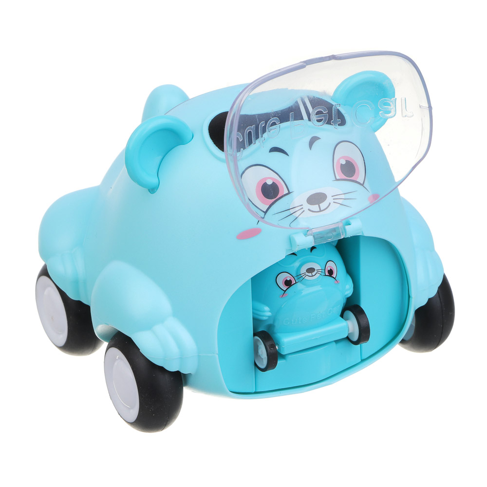 BY Развивающая игрушка Зверушки "Русские Супергерои", ABS, 10х10,6х8,8см, 3 дизайна, арт.№ 274-263