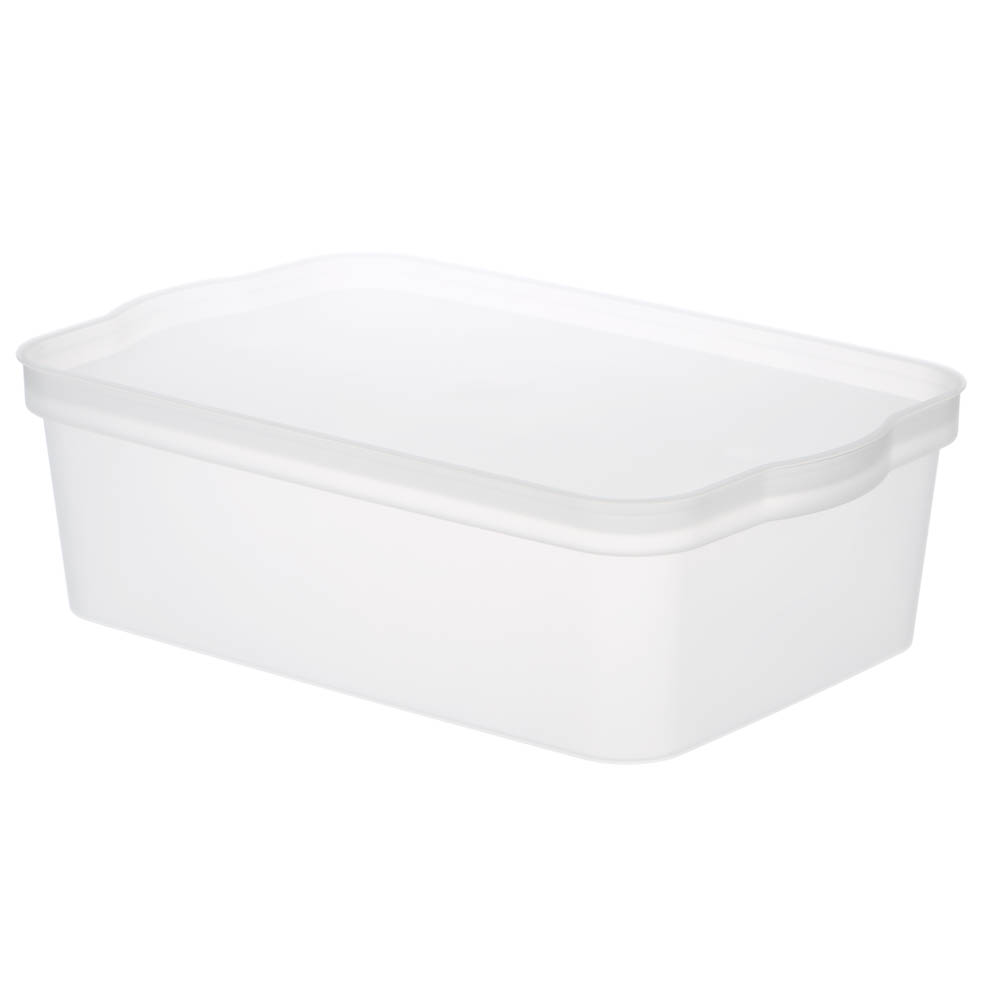 Ящик для хранения Keeplex Trendy 14 л 45,2х29,8х14 см, пластик, матовый кристалл, арт.№ 457-033