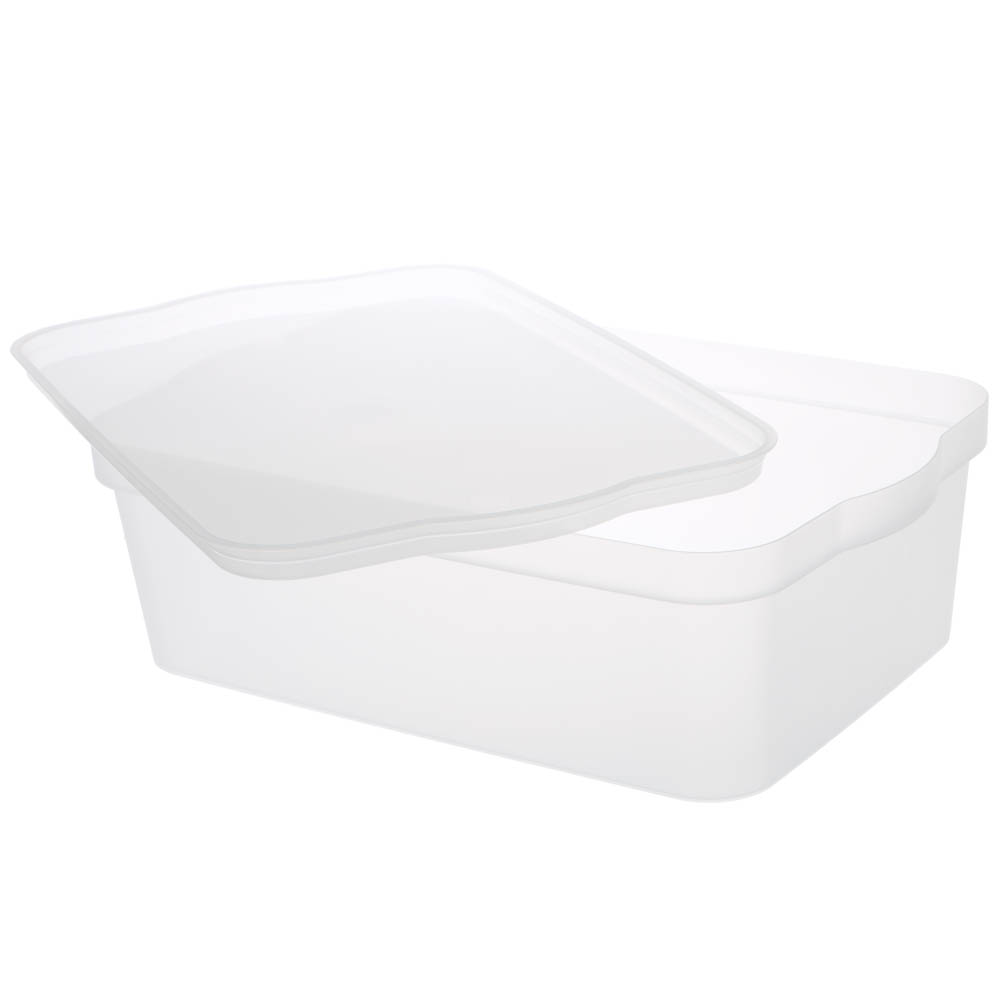 Ящик для хранения Keeplex Trendy 14 л 45,2х29,8х14 см, пластик, матовый кристалл, арт.№ 457-033