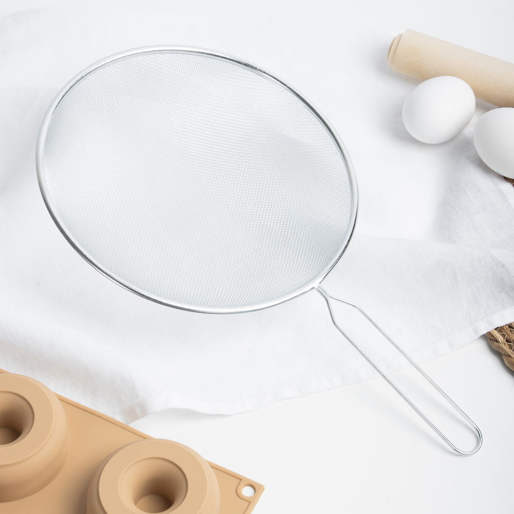 Сито с ободом и ручкой 21см, металл, арт.№ 886-063