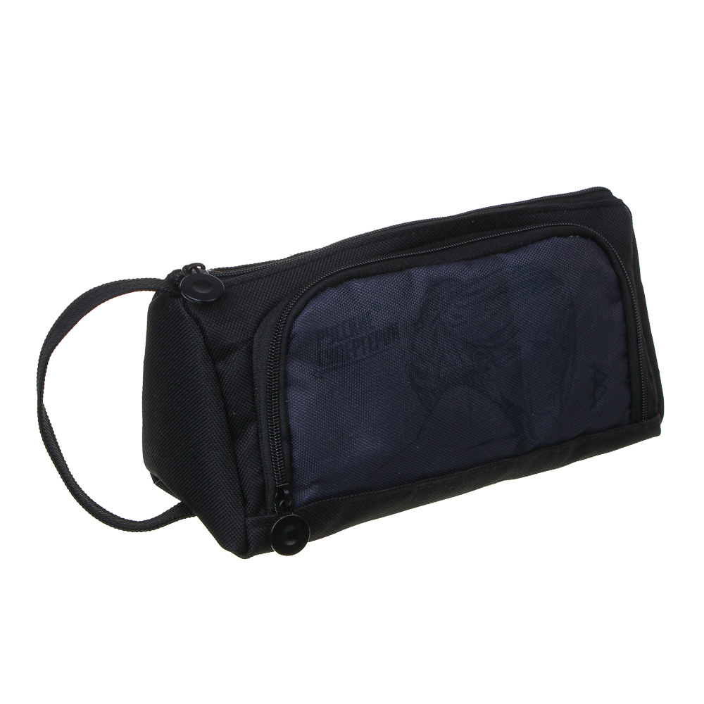 Пенал треугольный 20,5х10х8 см "Графика" BY Русские Супергерои, 2 отделения, объемный до 70 предметов, арт.№ 801-065