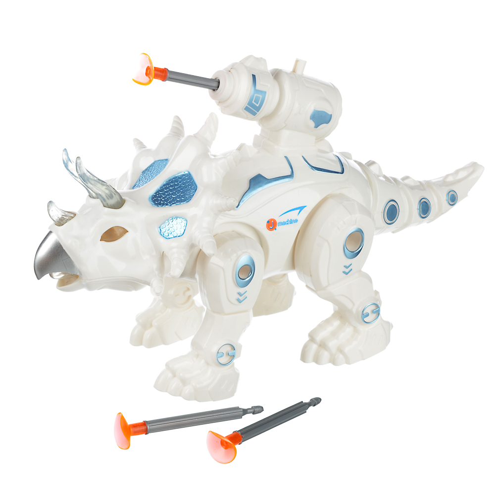 ИГРОЛЕНД Робо-динозавр боевой , свет, звук, движ., 2АА, ABS, 26х16,5-19х10см , 2 дизайна, арт.№ 293-068