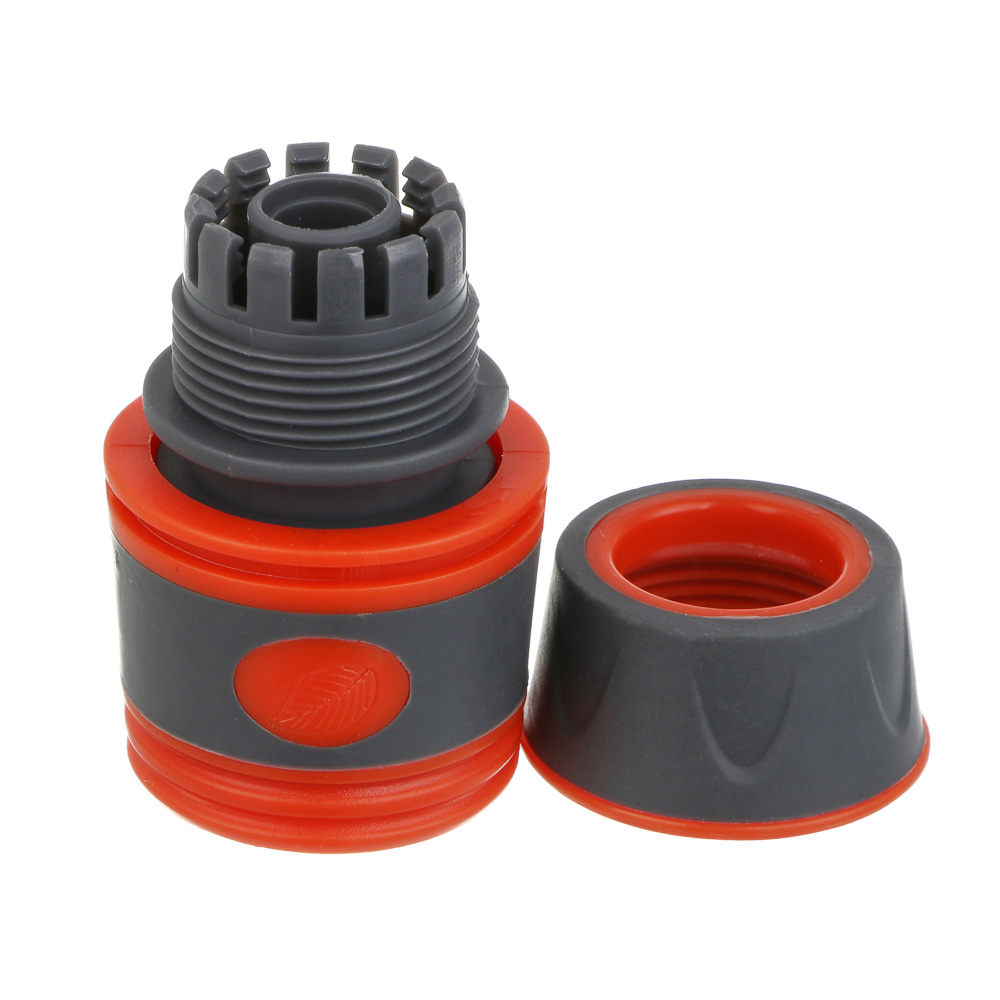 INBLOOM PROF+ Коннектор быстросъемный для шланга 1/2, обрезиненное покрытие ABS, арт.№ 169-028