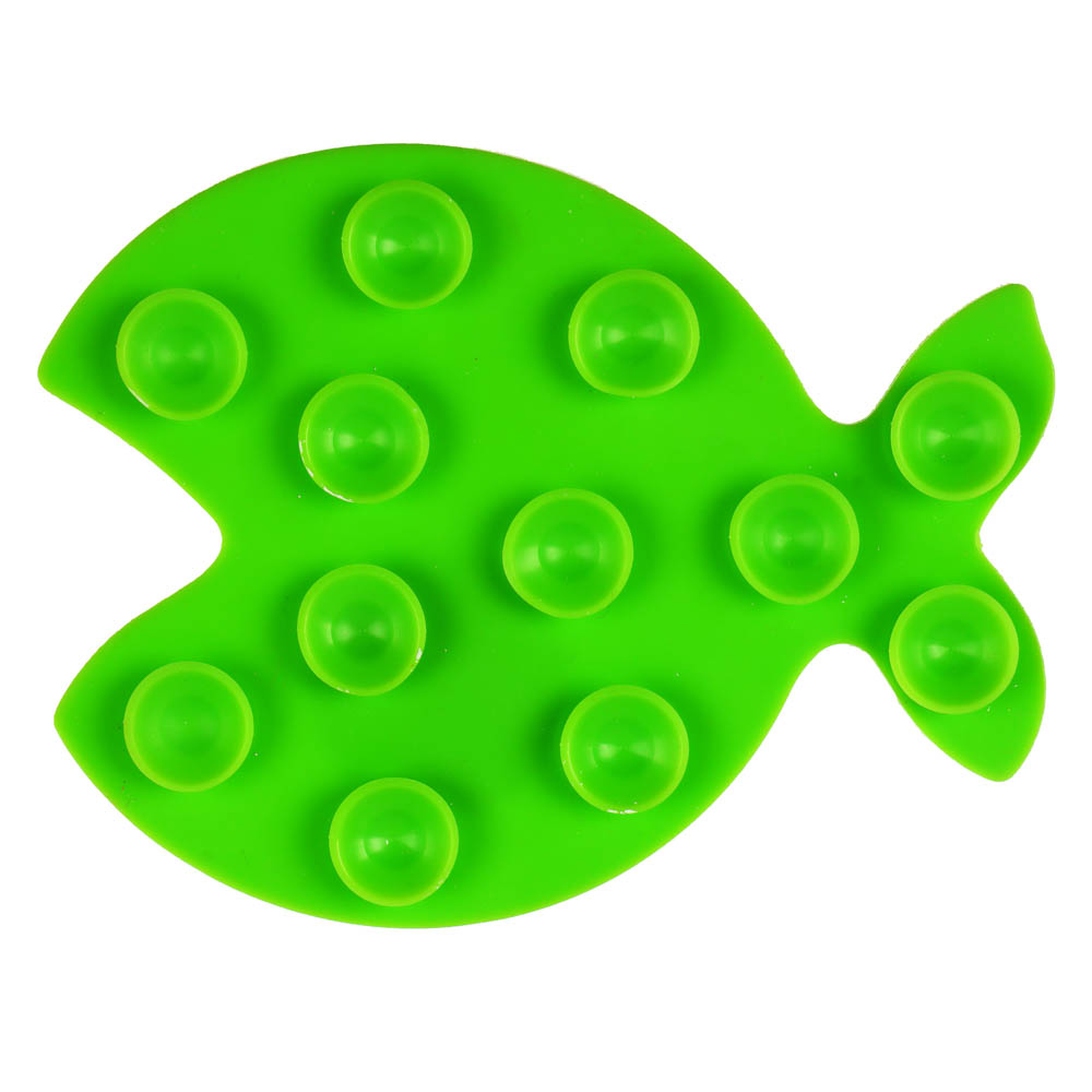 VETTA Набор мини-ковриков противоскользящих 6шт, ПВХ, "Цветные", 6 дизайнов, арт.№ 403-074