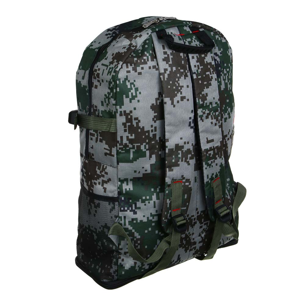 РУССО ТУРИСТО Рюкзак туристический Разведчик 50-60л, 65x35x14,5 см, нейлон, арт.№ 118-213