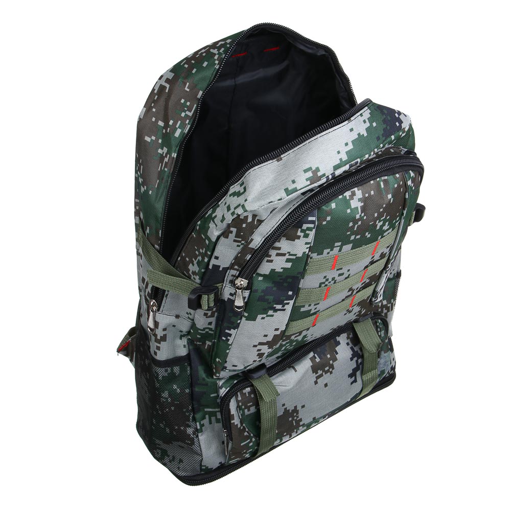 РУССО ТУРИСТО Рюкзак туристический Разведчик 50-60л, 65x35x14,5 см, нейлон, арт.№ 118-213