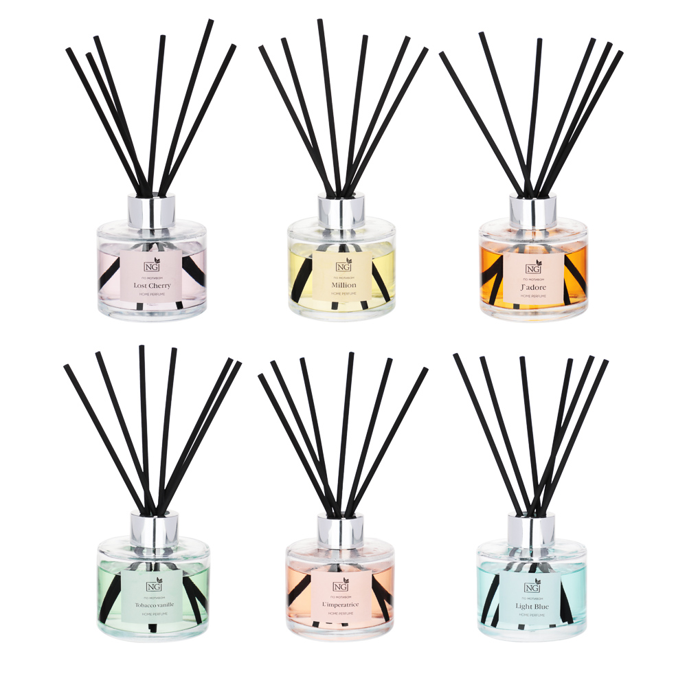 NEW GALAXY Диффузор Home Perfume, L`mper, Tab.vanille, Light blue, Mill., J`adore, Lost Ch. 100мл, арт.№ 778-156