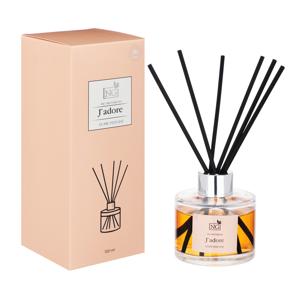 NEW GALAXY Диффузор Home Perfume, L`mper, Tab.vanille, Light blue, Mill., J`adore, Lost Ch. 100мл, арт.№ 778-156