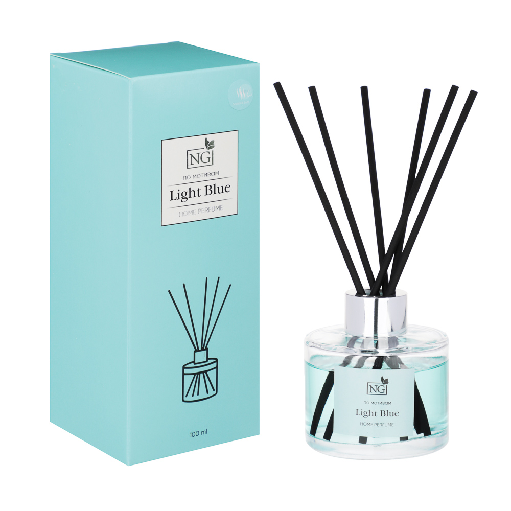 NEW GALAXY Диффузор Home Perfume, L`mper, Tab.vanille, Light blue, Mill., J`adore, Lost Ch. 100мл, арт.№ 778-156