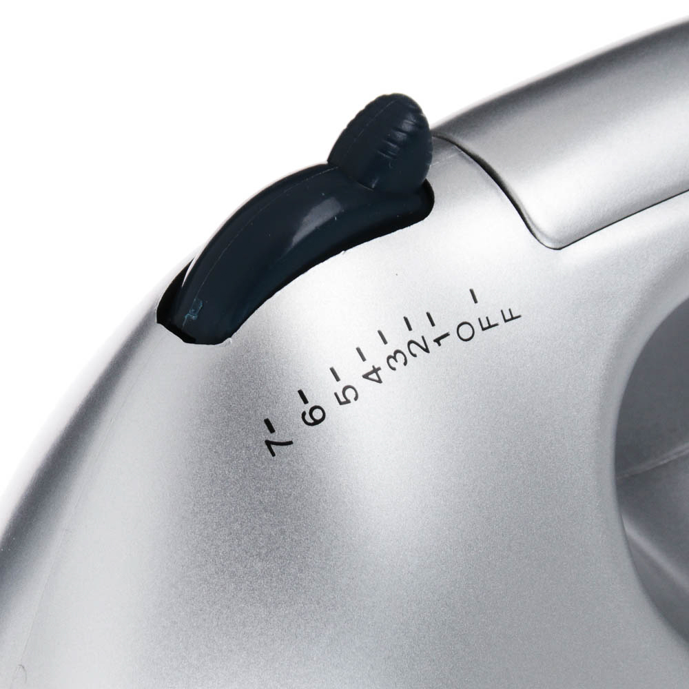 LEBEN Миксер кухонный 100Вт, 7 скоростей, 4 насадки, металлическая чаша 2л, арт.№ 269-008