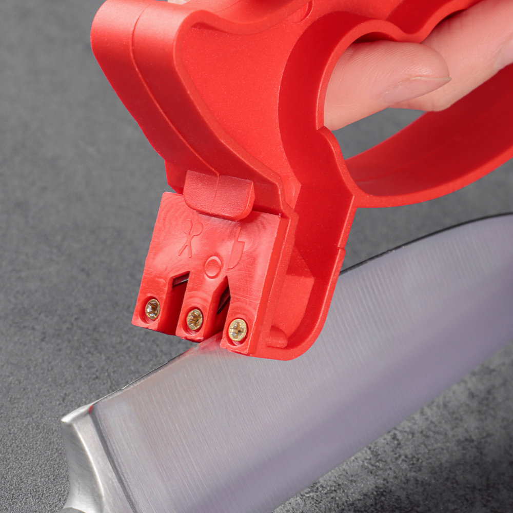 Ножеточка "Рыбка" 13,5х6,5х2,5см, вольфрамовая сталь, полипропилен, арт.№ 884-092