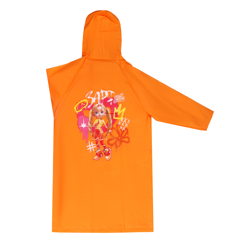 BY Русские Супергерои Дождевик детский 87x54см Заря, EVA 140мкм, 6+, арт.№ 188-018