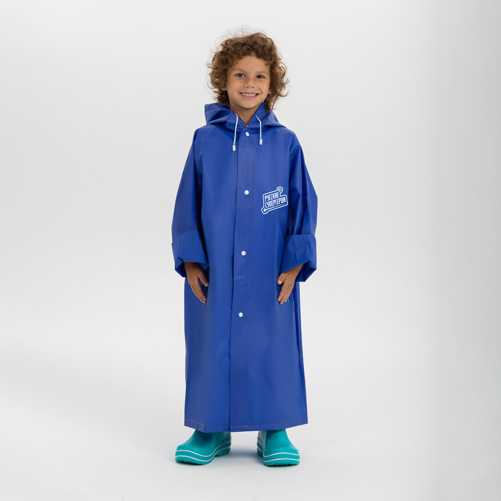 BY Русские Супергерои Дождевик детский 87x54см Кощей, EVA 140мкм, 6+, арт.№ 188-020