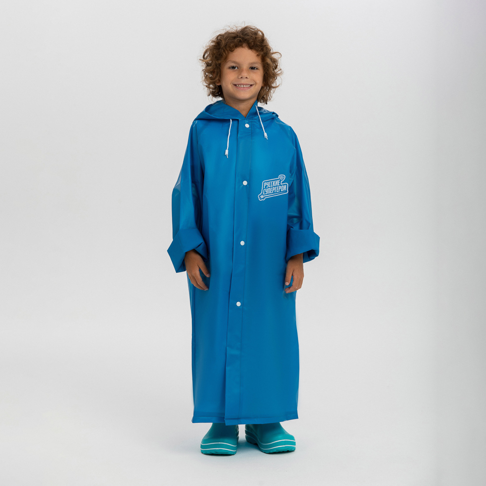 BY Русские Супергерои Дождевик детский 87x54см Пересвет, EVA 140мкм, 6+, арт.№ 188-022