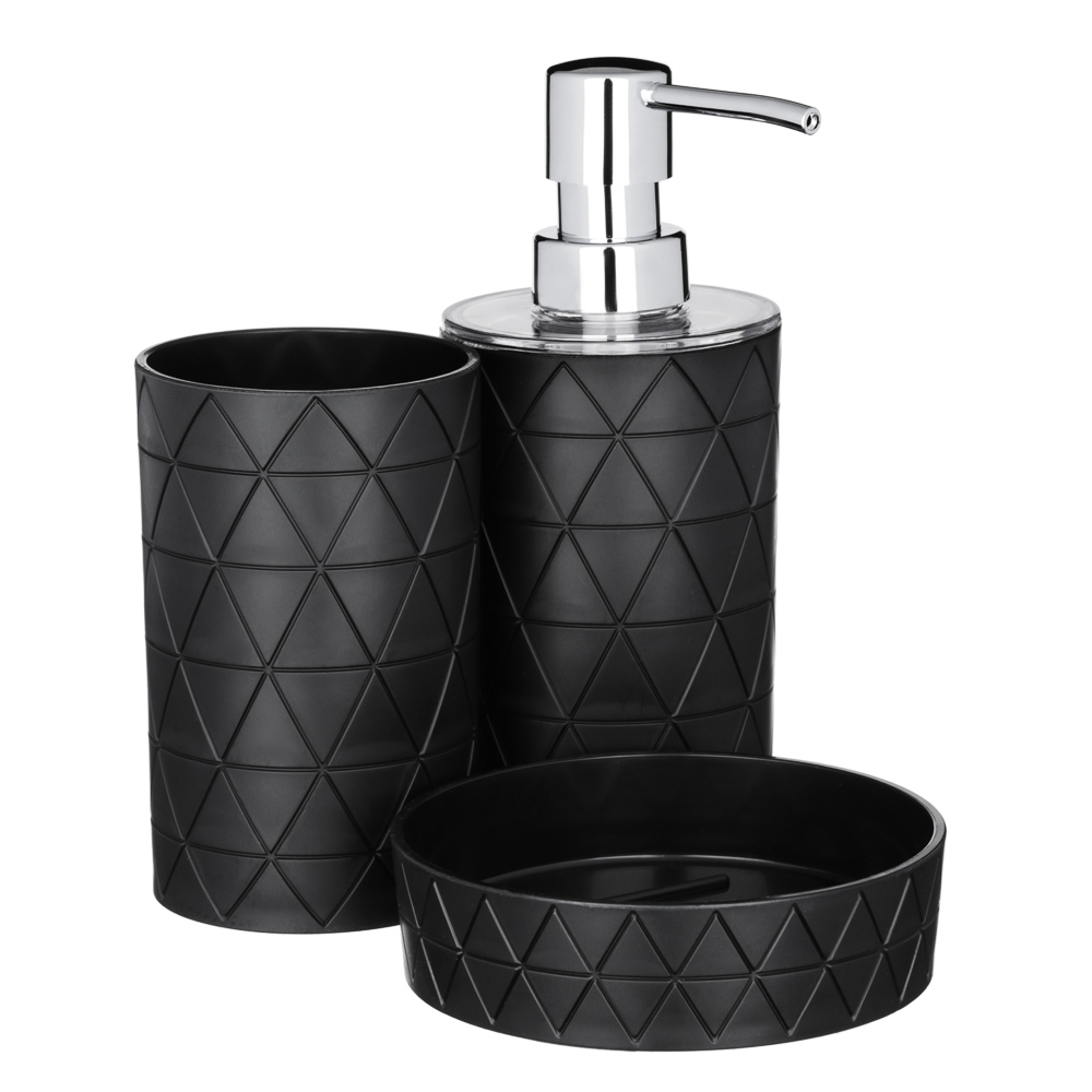 VETTA Набор для ванной "Прикосновение", 3 предмета, пластик, 2 дизайна, арт.№ 463-981