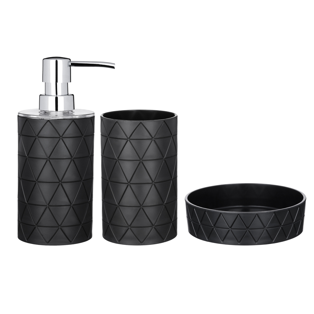 VETTA Набор для ванной "Прикосновение", 3 предмета, пластик, 2 дизайна, арт.№ 463-981